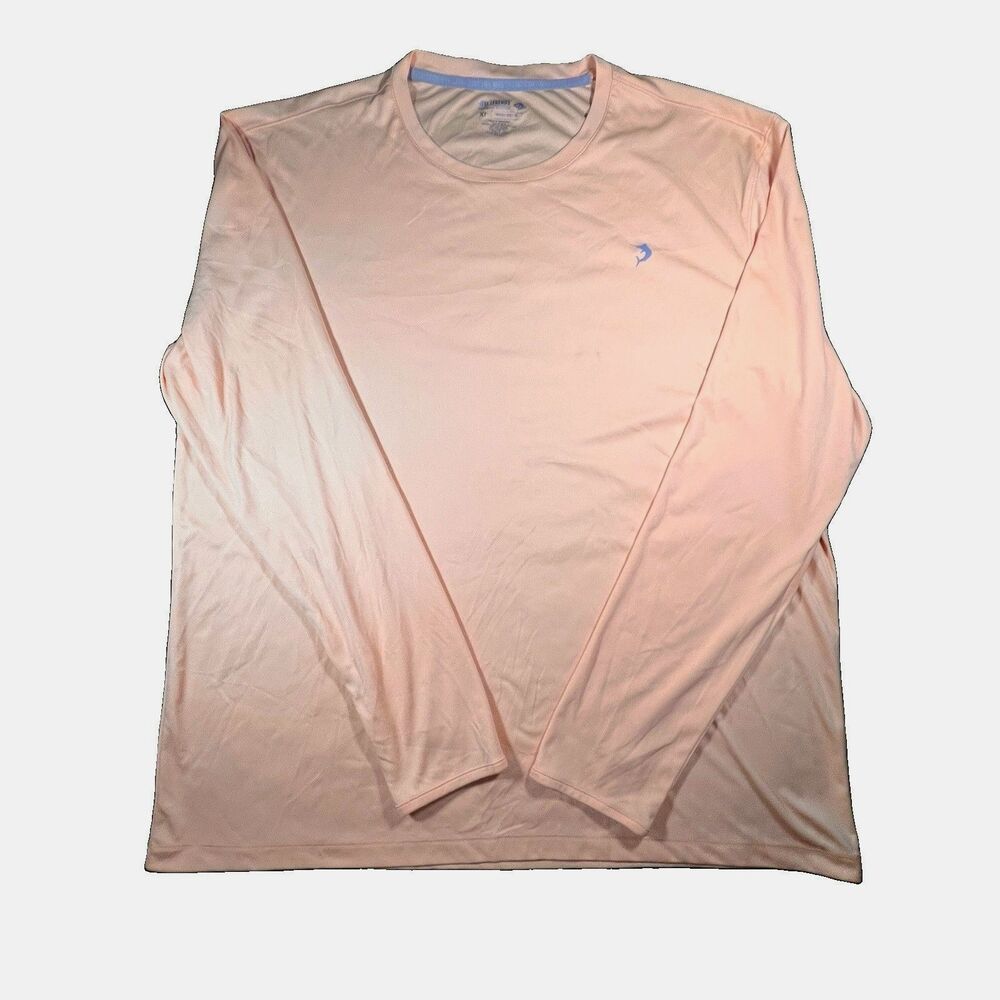 Reel Legends Men's Performance LS Rashguard Peach XL